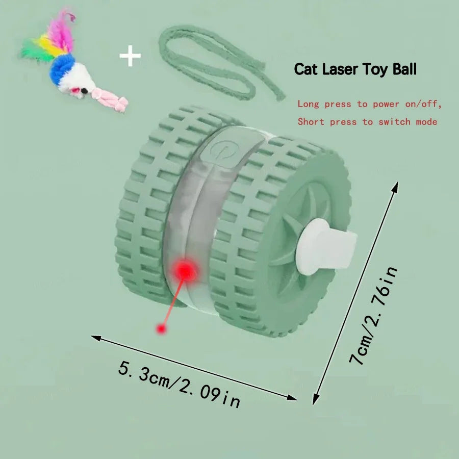 Intelligent Dog Toy Ball Electronic Interactive Cat Toy Usb Automatic Moving Bouncing Ball For Large Medium Dog Holiday Pet Gift