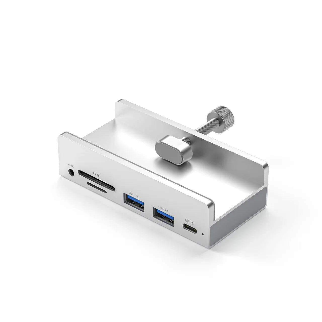 5-in-1 Type-C Hub & USB-C Dock - Multi-Function Adapter for Phone, PC, and Mac