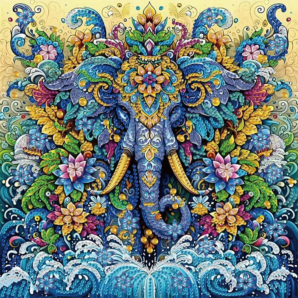 5D DIY Partial Special Shaped Drill Diamond Painting Kit Animal Decoration