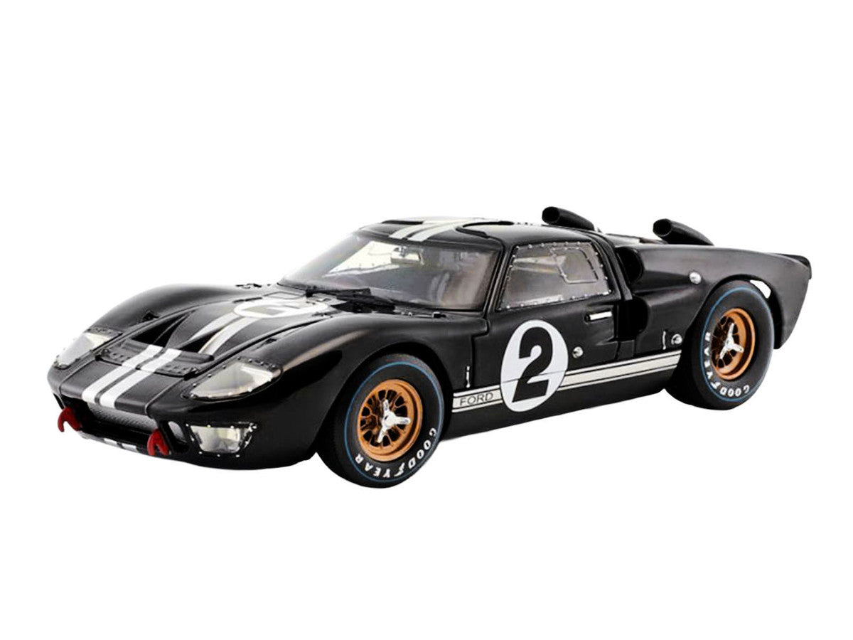 Ford GT40 MKII #2 Bruce McLaren - Chris Amon "Shelby American" Winner "24 Hours of Le Mans" (1966) "60th Anniversary of Historic 1-2-3 Finish" Series 1/18 Diecast Model Car by ACME