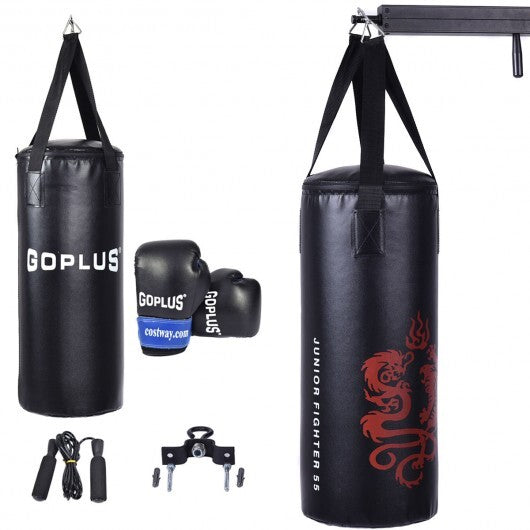 2 Feet Kids Gloves Skipping Rope Boxing Set