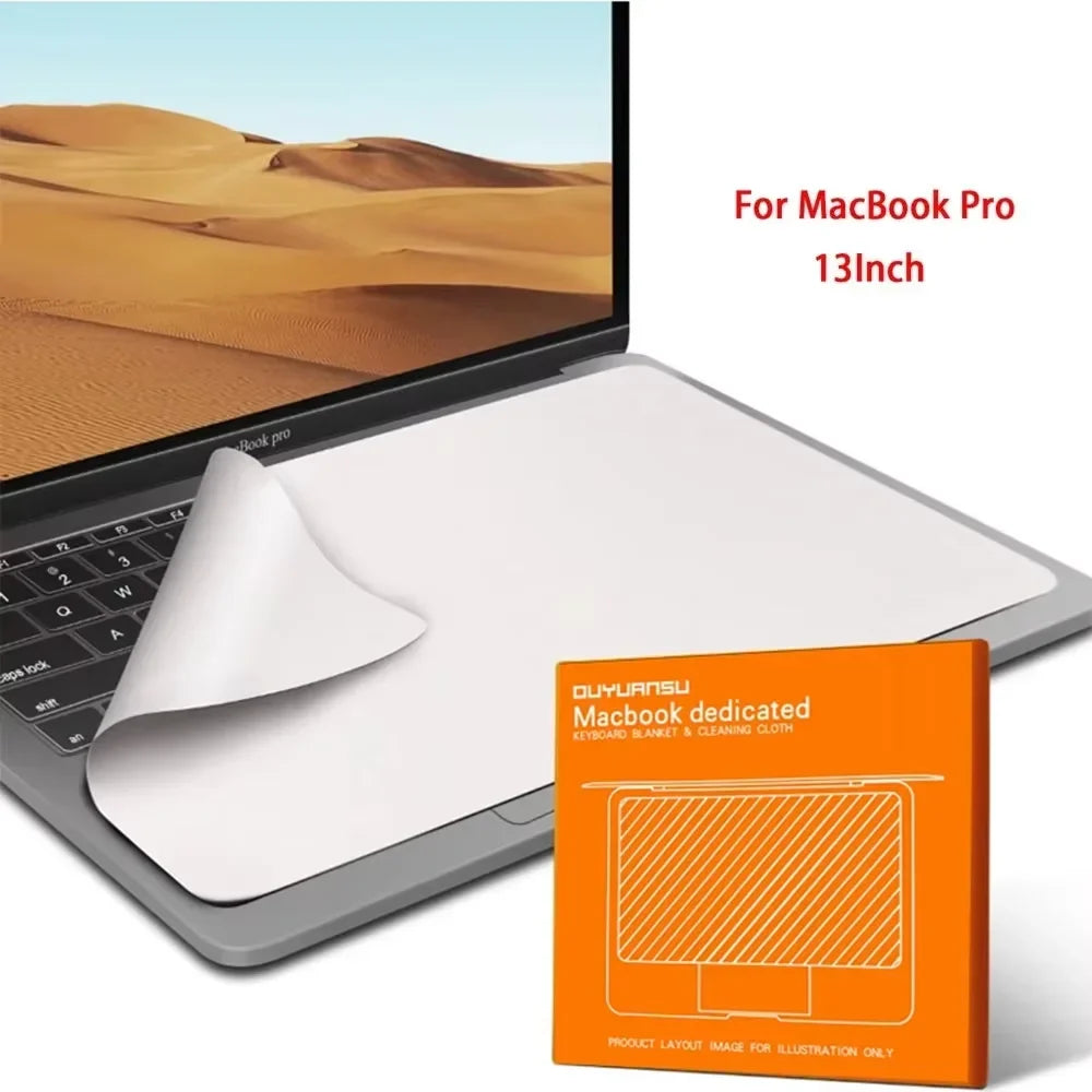 Suitable for MacBook Pro Keyboard Dust Cloth, Air Wiping Cloth, Apple Laptop, Mac Cleaning Screen Wiping Cover Cloth