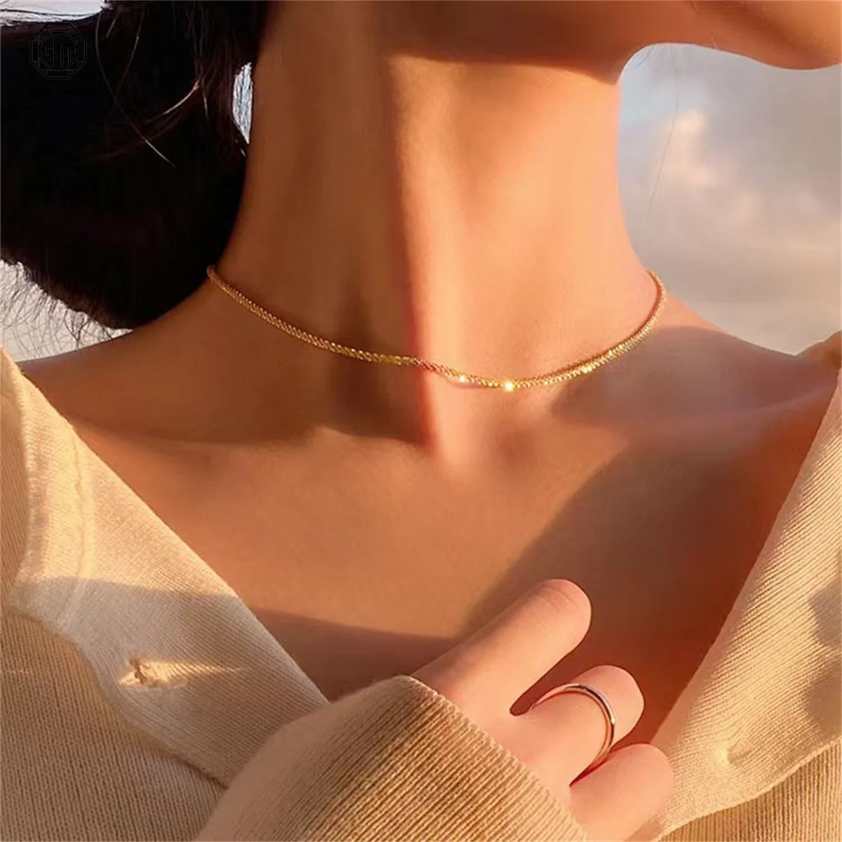 Sand Gold Adjustable Ring Matte Wide Band Openable Fade Resistant Unisex Couple Jewelry Solid Minimalist Gift