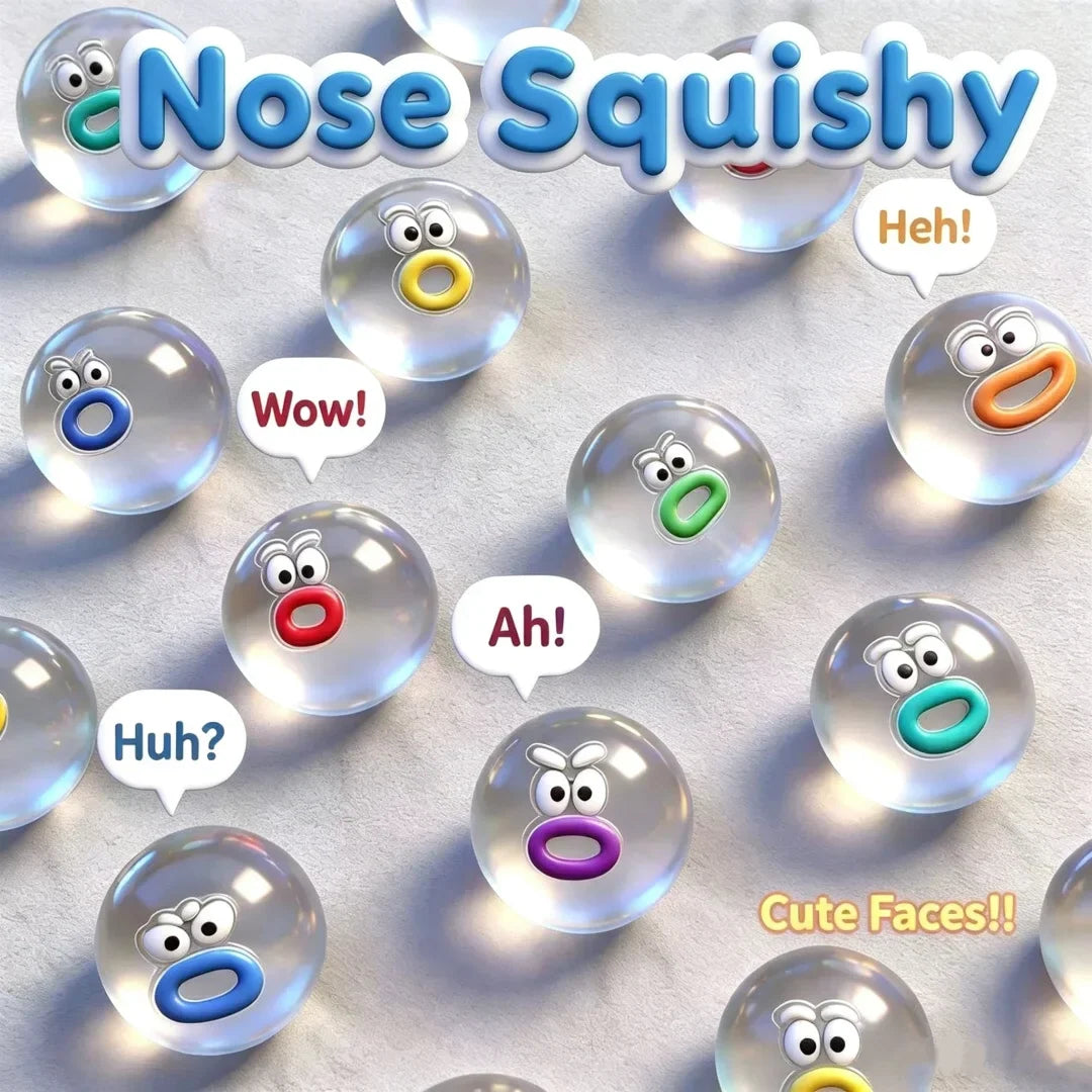 10/20/30Pcs Mini DIY Squishies Expression Squeeze Fidget Toy Emotion Fidget Poppers Sensory Fidget Toys Cute Desk Accessory Gift