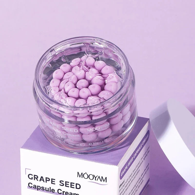 Korean Care Capsule Face Cream With Centella & Astaxanthin, Grape Seed Antioxidant Moisturizer, Soothing Barrier Care Skincare