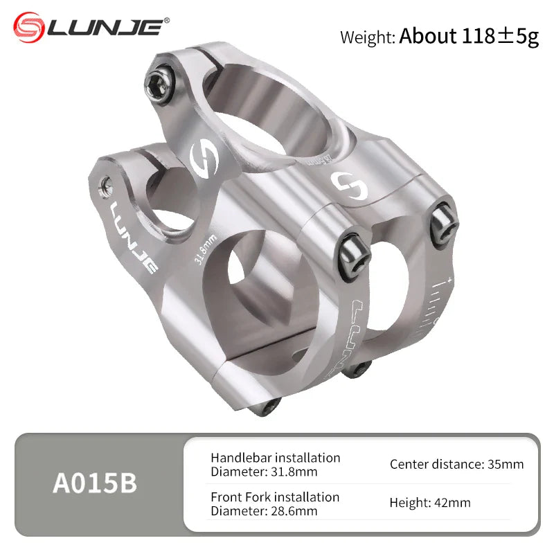 MTB Road Bike Stem CNC Mountain Bicycle Bridge Short Power 31.8mm High Strength Climbing Riser