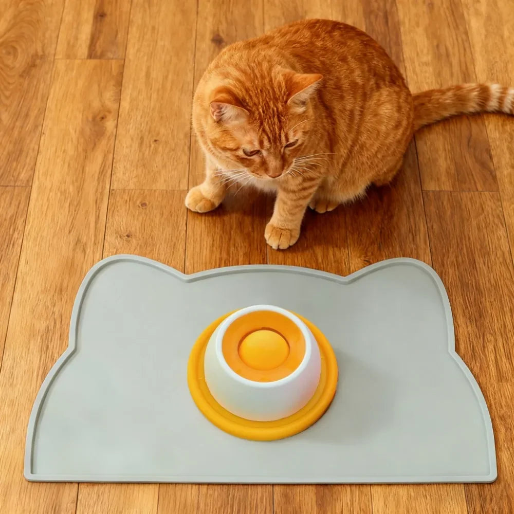 2-in-1 Slow Feeder Lick Mat Pet Puzzle Toy for Dog Cat