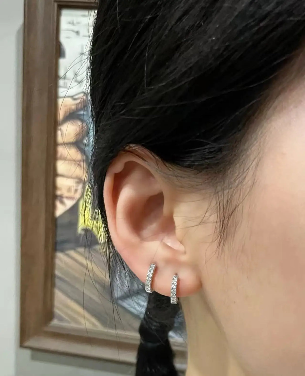 2026 Autumn Winter Fast Ship Newest Luxury Romantic Women Jewelry  Plated Rhinestone Crystal Hoop Earrings For Women Wholesale