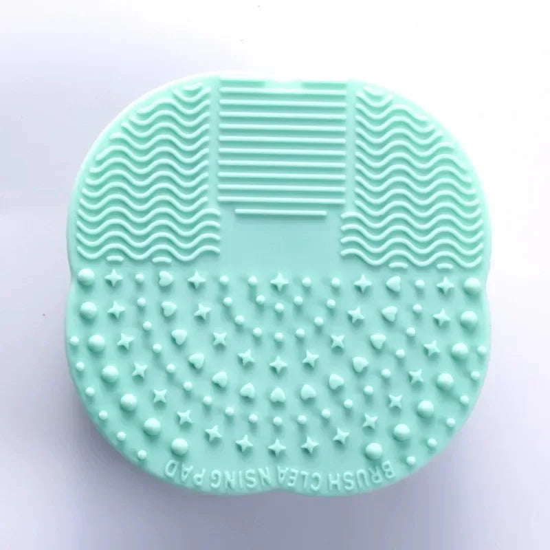 Silicone Makeup Brush Cleaner Folding Powder Puff Cleaning Bowl Eyeshadow Brushes Washing Soft Mat Beauty Tools Scrubber Box