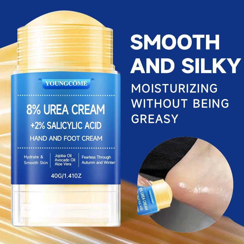 8% Yoicream Foot Plus 2% Salicylic Acid Foot Cream and Hand Cream Maximum Strength Hyaluronic Acid, Tea Tree Included