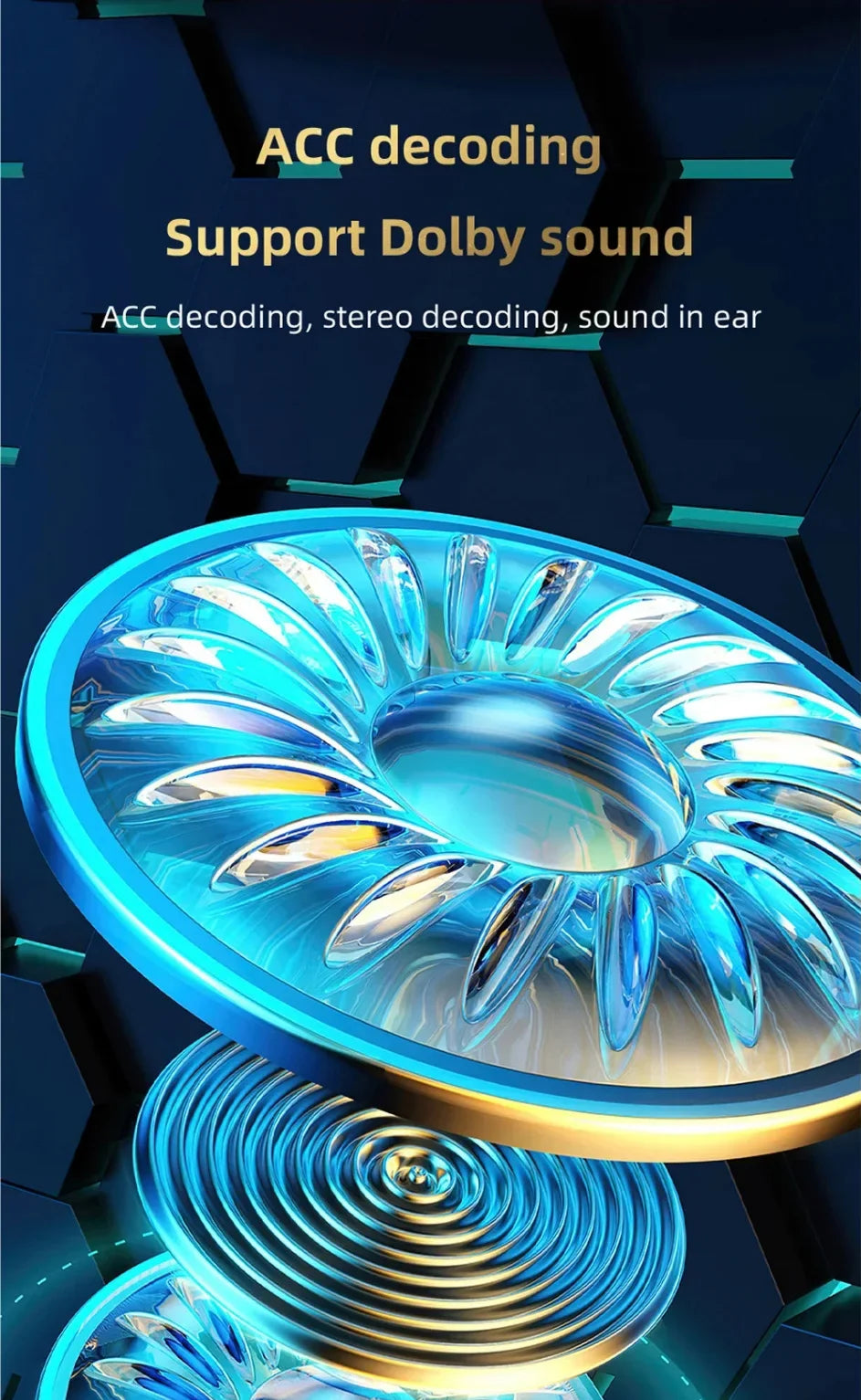 G9S Bluetooth 5.1 In Ear Wireless Earbuds LED Power Display Low Latency Gaming HiFi Stereo Sports Headphones