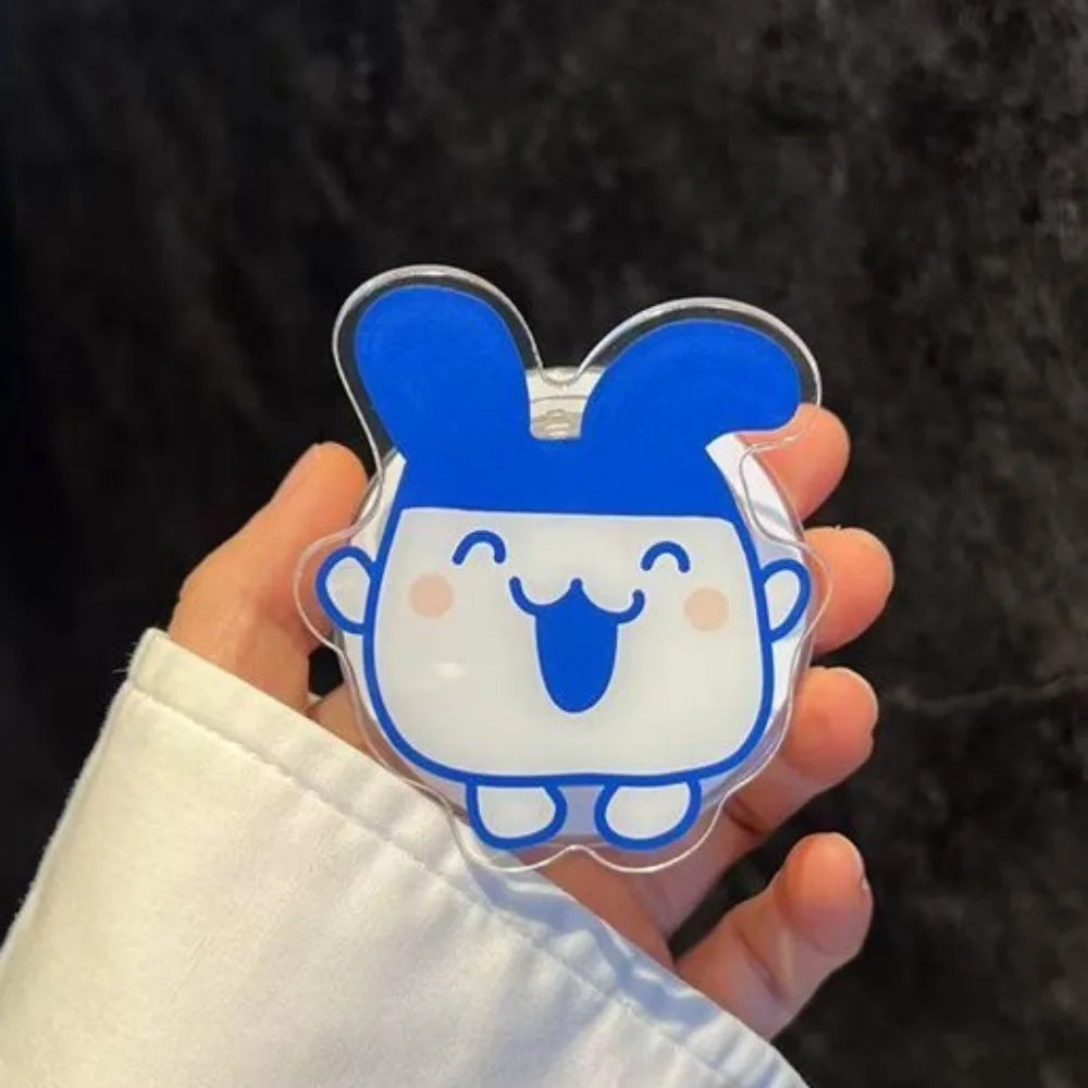 Kawaii Tamagotchi Family Magnetic Phone Stand With Retractable Airbag Strong Absorption Portable Anti-Fall Desktop Support Gifts