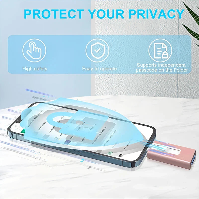 4 In1 OTG Micro USB 3.0  Flash Drive  Dual purpose Android TYPE-C Pen Drive Mobile Micro USB Memory Stick Drive Free For iPhone