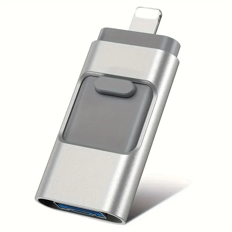 High-Speed Flash Drive for iPhone & Type-C & Android & PC, USB 3.0 External Drive, Memory Stick Photo Stick Thumb Drive PenDrive