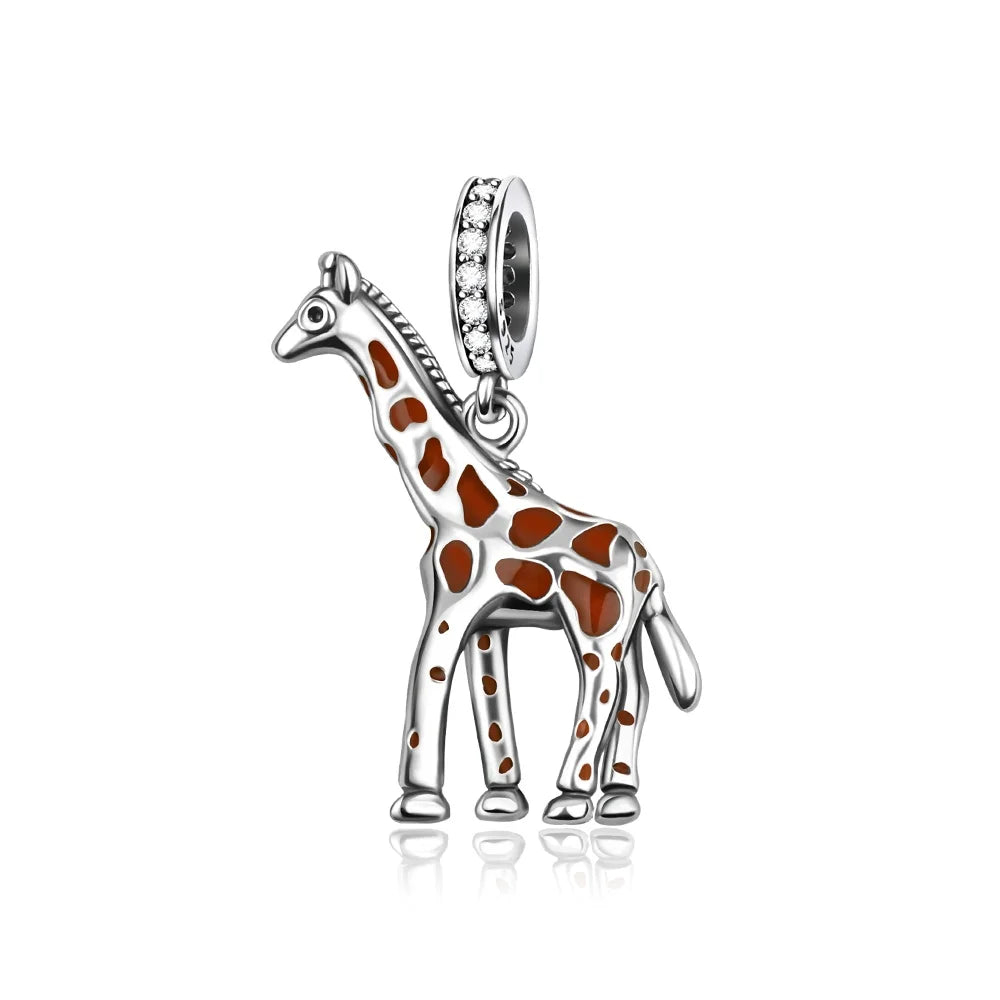 DSN 925 Silver King Of The Grasslands 2026 Charm Beads Pendant Fits Bracelet Necklace DIY Women Festival Party Jewelry Gifts