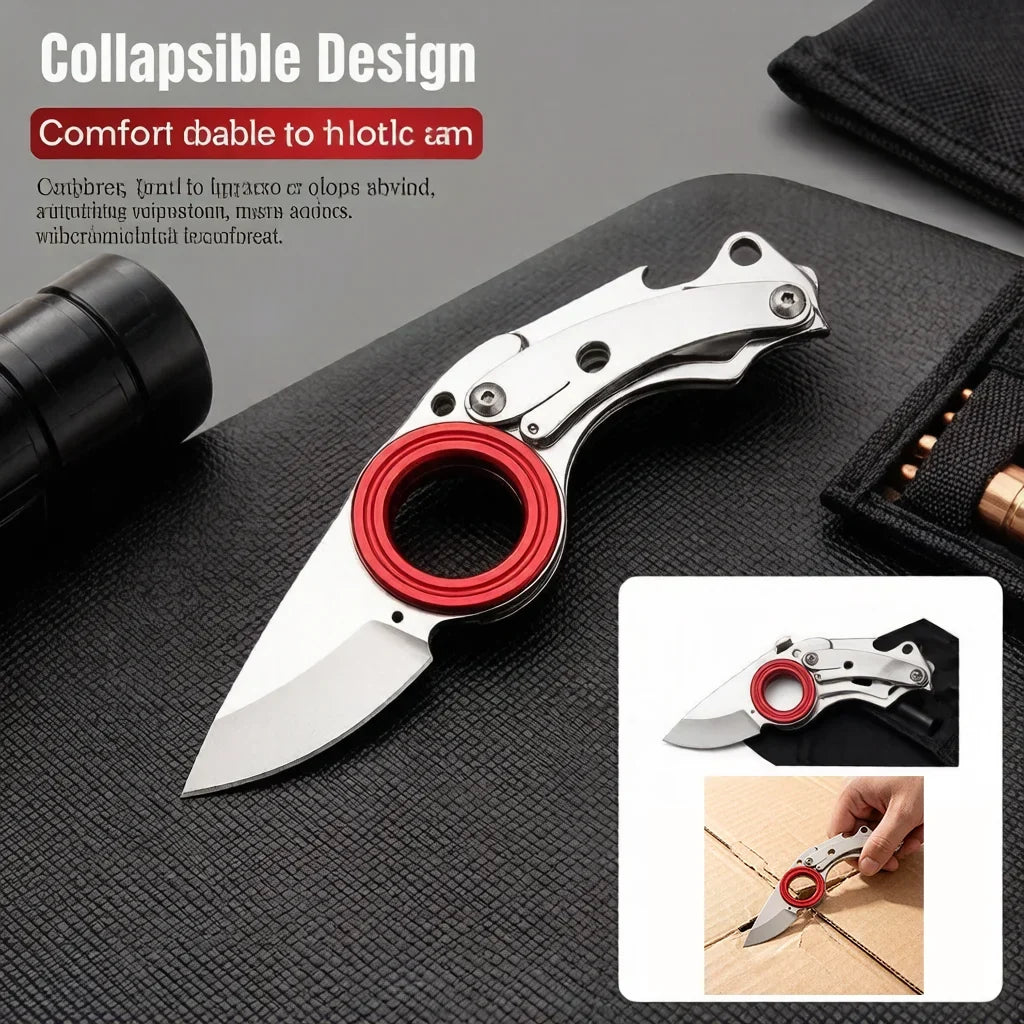 Mini Portable Stainless Steel Outdoor EDC Tool Key Chain Pendant Is the Perfect Tool for Opening Packages and Daily Use