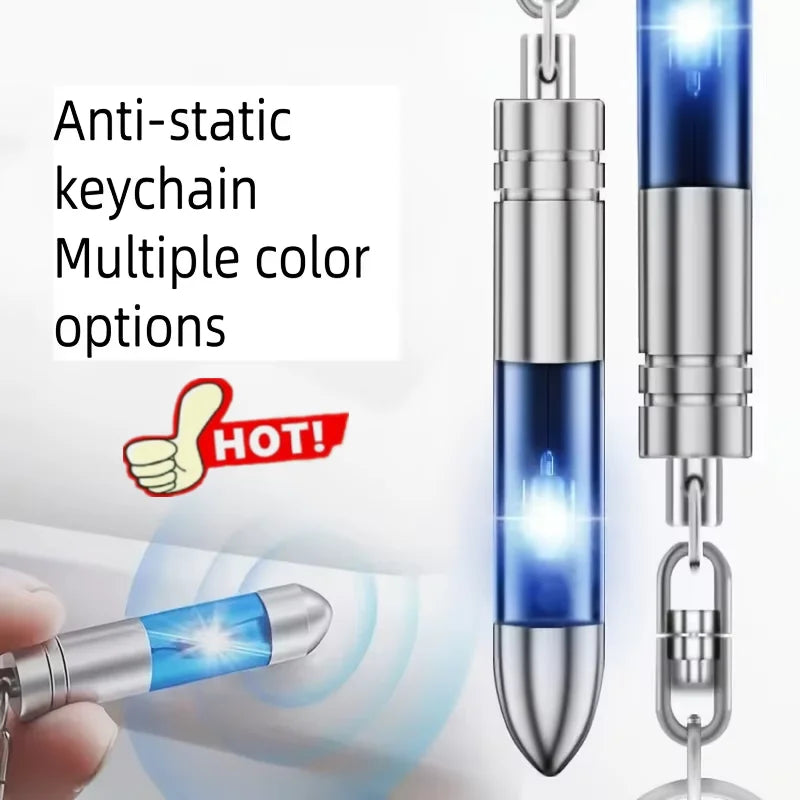 WINTER HOT Static Rod Electrostatic Discharger Portable Anti-Static Keychain Winter Dry Climate Static Antistatic Car Supplies