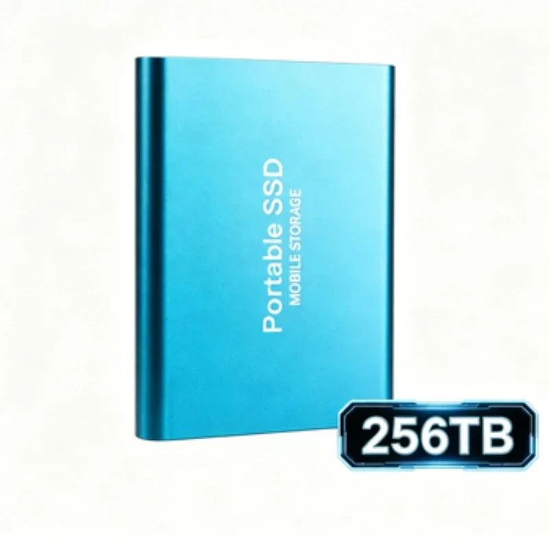 Portable External SSD, 1TB-16TB Large Capacity USB3.1 High Speed Solid State Drive, Lightweight Storage for Laptop, Desktop, Mac