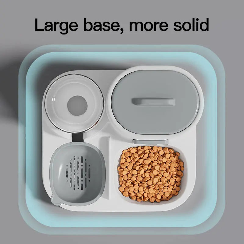 Automatic Gravity Cat Water Dispenser Feeder Spill-Proof Large Capacity One-Piece Design Pet Supplies