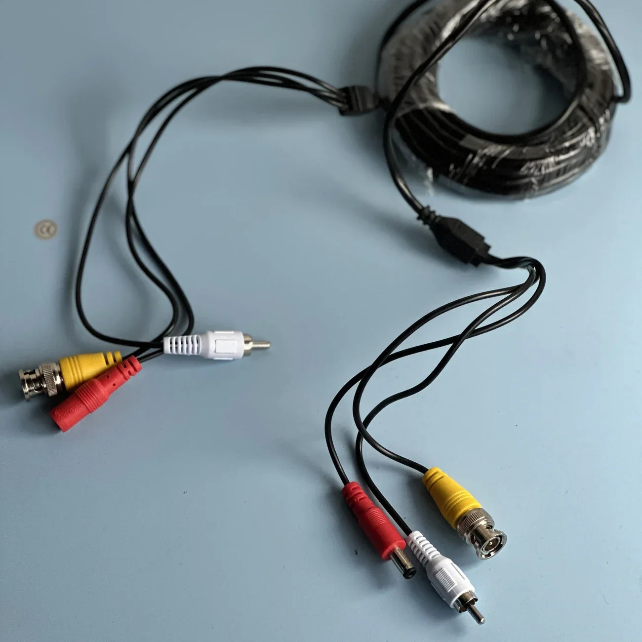 5-20M BNC+RCA+DC Connector 3 in 1 BNC CCTV Cable Coaxial Video Audio Power AHD Cameras Cable for DVR Surveillance System