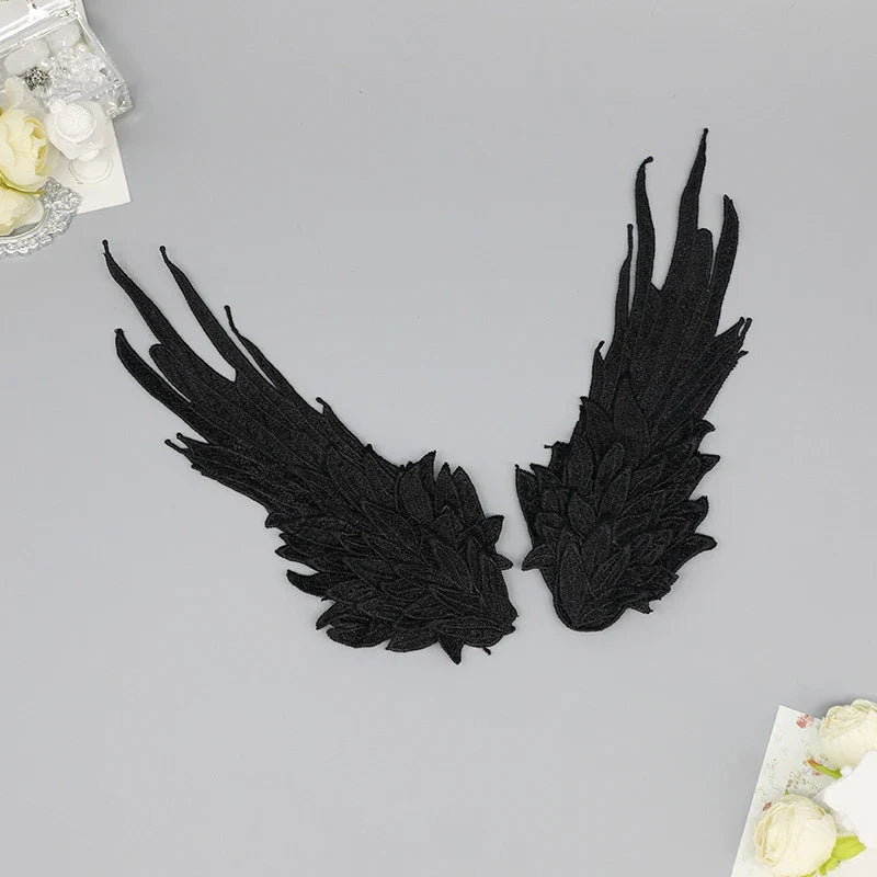 Lolita Feather Angel Wings Hair Clip Barrette Angel Wing Hairpin Lolita Anime Cosplay Hair Accessories Halloween Party Headwear