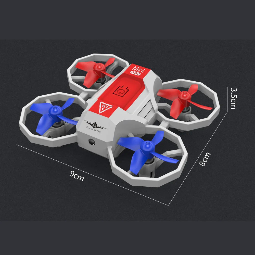 KF601 New Mini Drones With Music And Lights For Beginners Quadcopter 36km/h Easy To Control RC Helicopter Children Toys Gifts