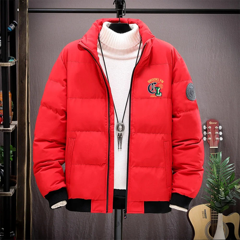 Men Down Jackets High quality Fashion Thick Warm Winter Bomber Jackets Puffer Jackets Parkas Coats Waterproof Mens Winter Coats