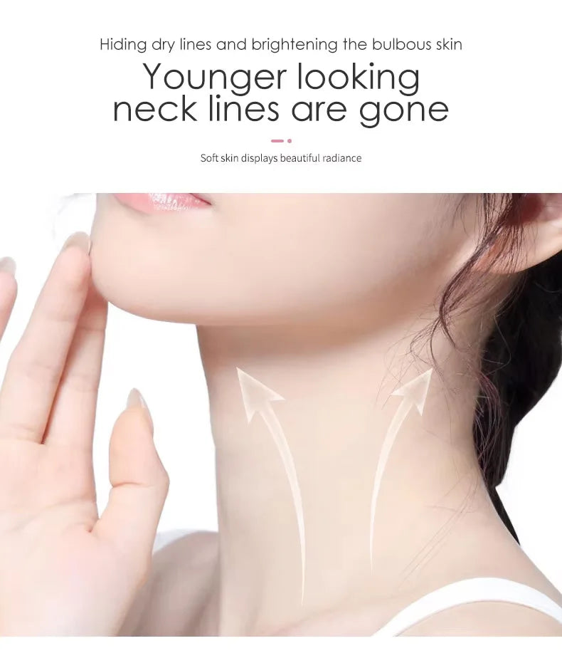 10pcs Goat Milk Neck Mask Collagen Firming Hydrating Crystal Neck Masks Skincare Nourishing Brightening Beauty Necks Skin Care