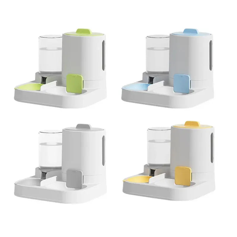 Automatic Gravity Cat Water Dispenser Feeder Spill-Proof Large Capacity One-Piece Design Pet Supplies