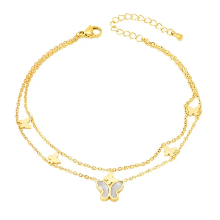 Stainless Steel Bohemian Style Personalized Anklet