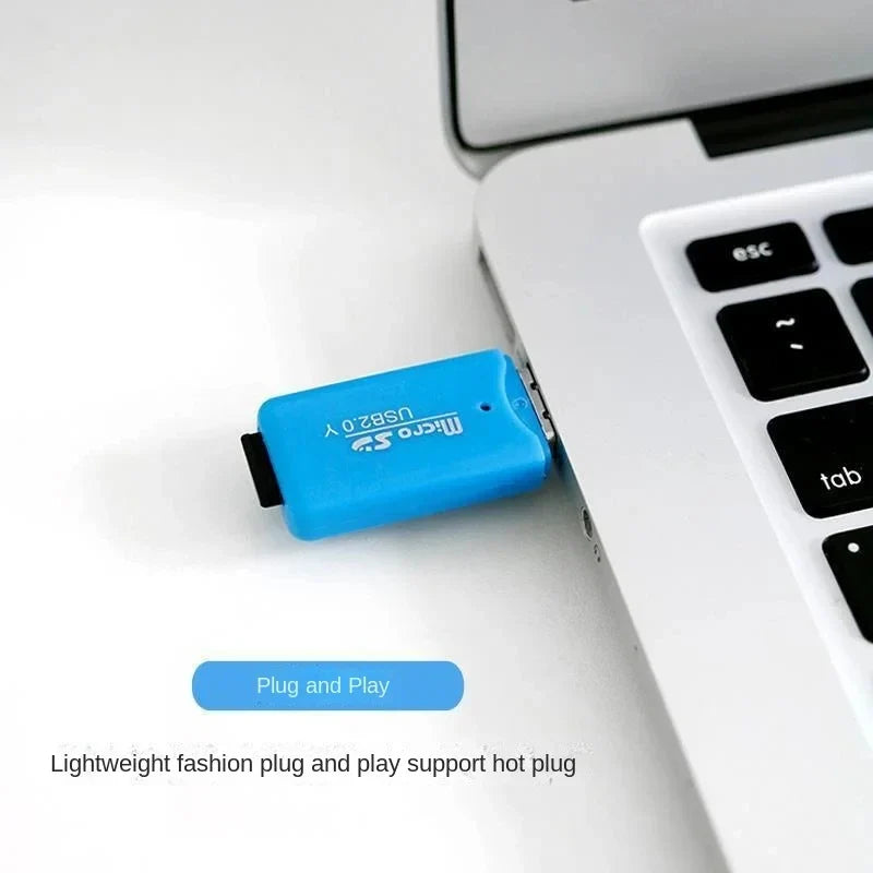 NNBILI USB micro-SD/TF Card Reader USB 2.0 Mini Mobile Phone Memory Card Reader High Speed USB Adapter For Laptop Computer