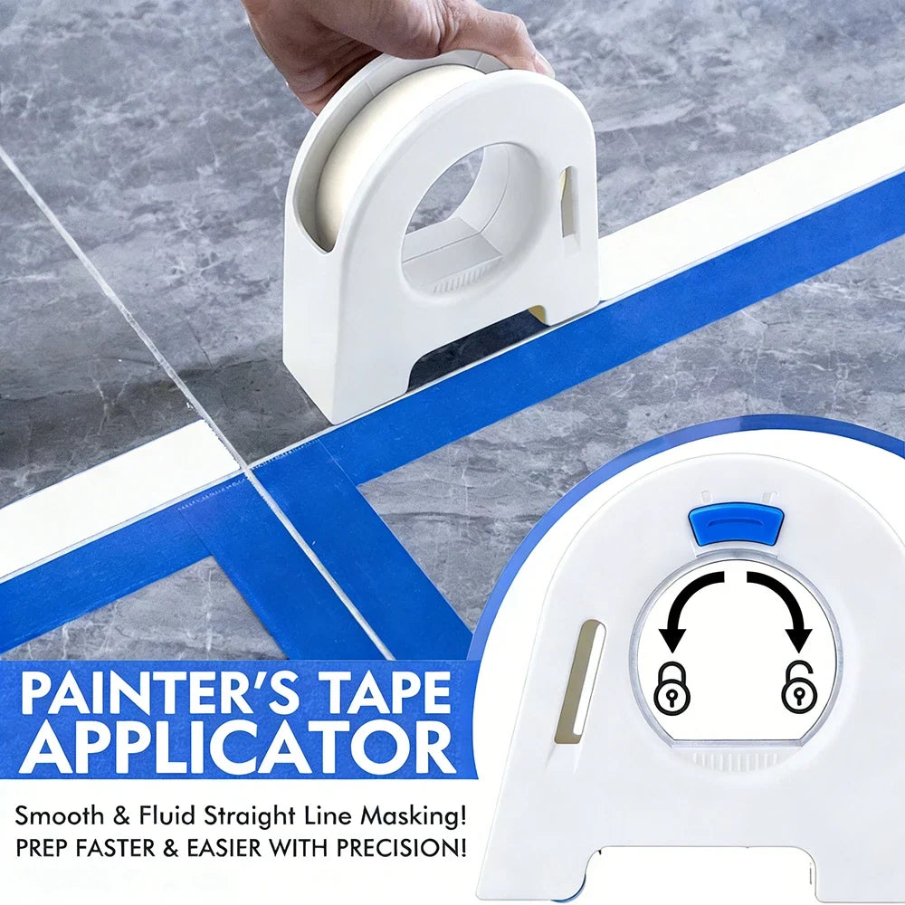 Masking Tape Applicator Tool Manual Paper Tape Dispenser for Wall Painting Caulking Aid Fall Home Renovation DIY Tool