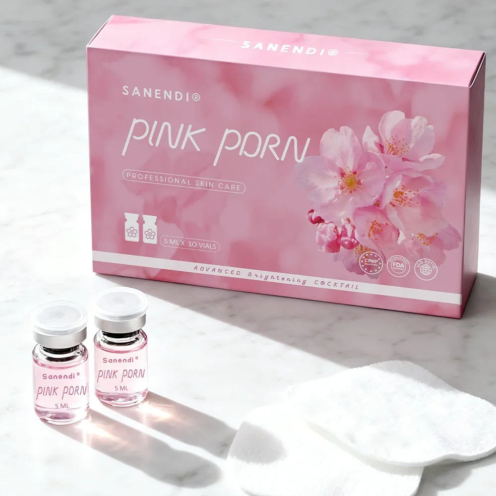PDRN Salmon DNA Pink Cocktail Facial Serum For Face Glowing Hyaluronic Acid Korean 5 Box With Free EMS RF Tool
