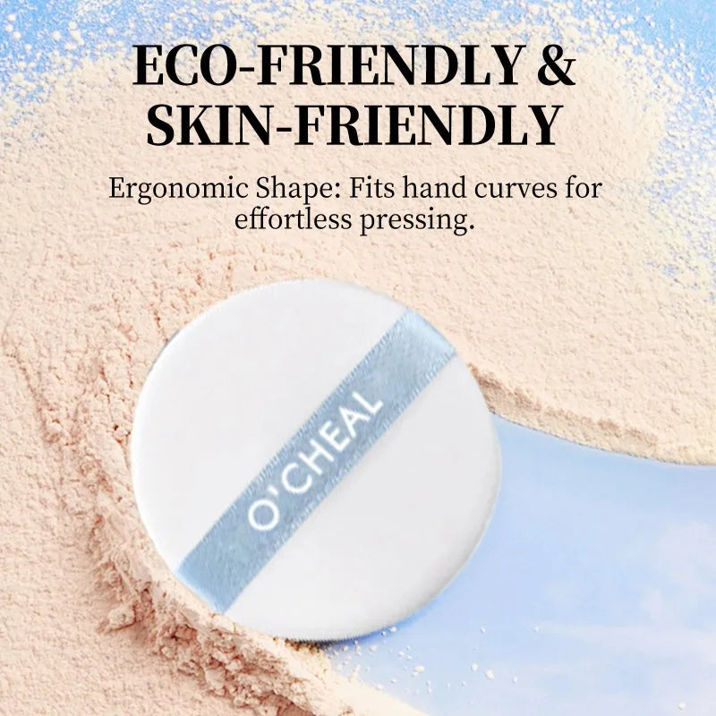 Concealer Setting Powder Compact Multi-Color Natural Drying Oil-Controlling Long-Lasting Waterproof Face Full Coverage Makeup