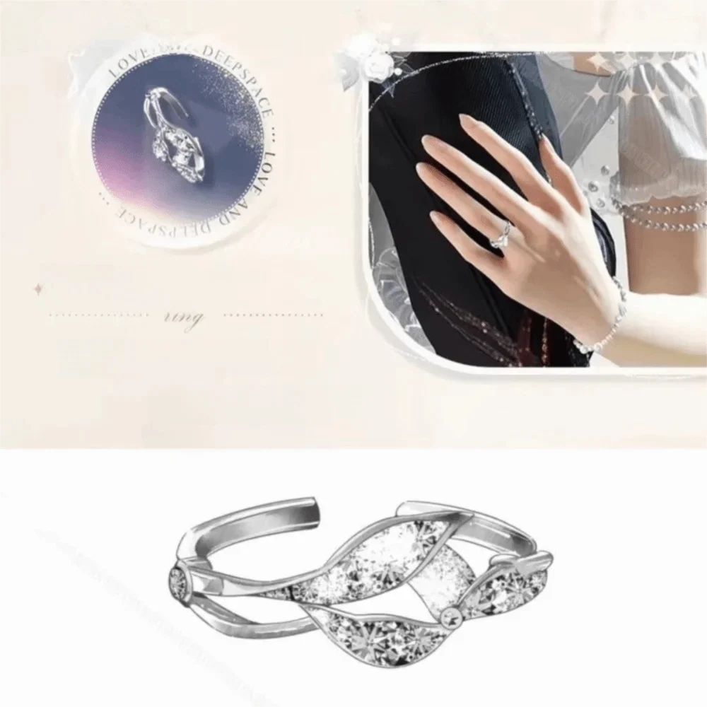 Gift Copper Love And Deepspace Ring Xavier Zayne Wedding Ring Caleb Game Prop Adjustable Rings Cosplay