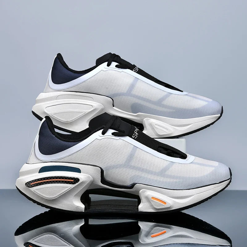 Men's Breathable Casual Sneakers Luxury Trainer Fashion Loafers Comfortable Wear and Relaxed Life Running Shoes for Male