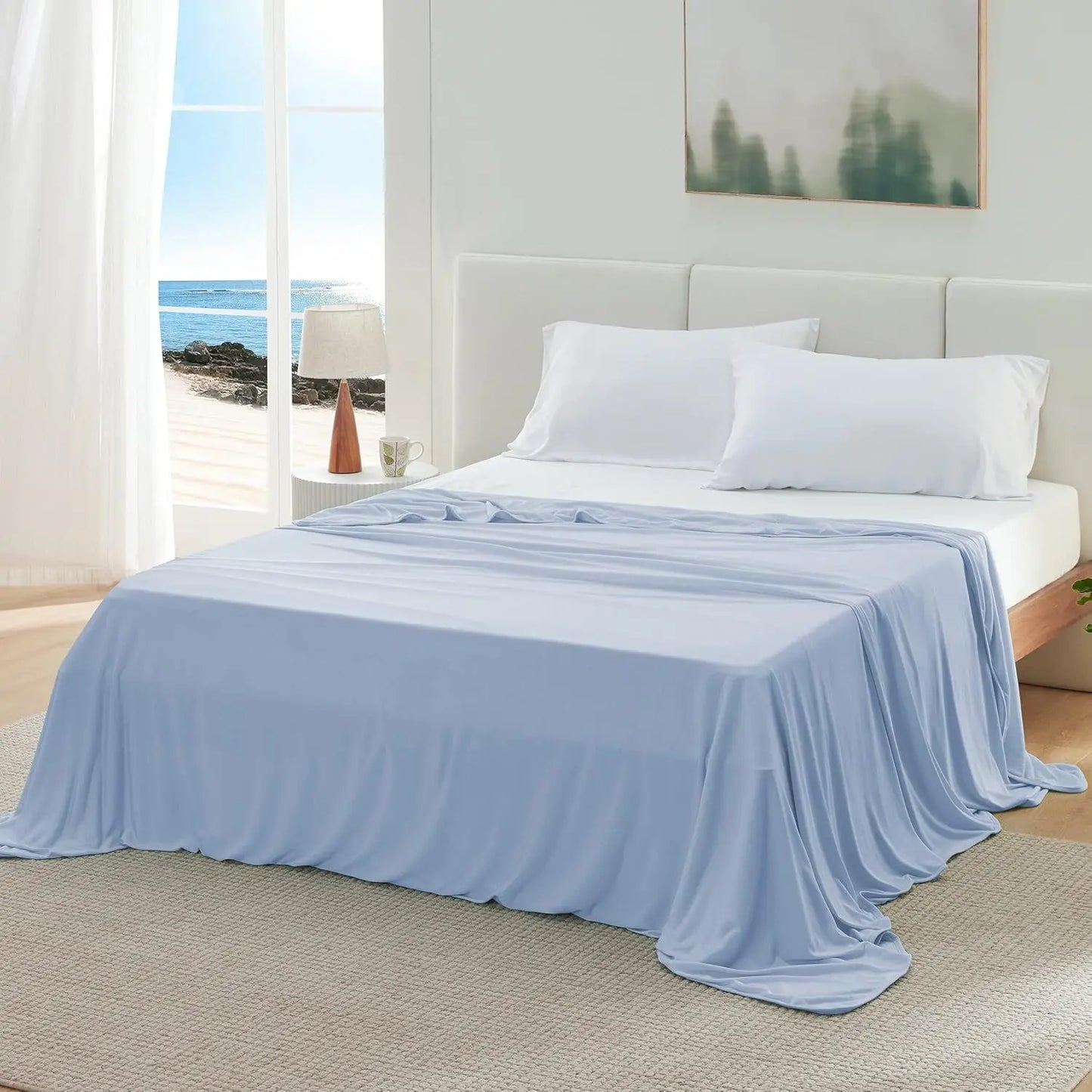 Summer Blanket Ice Silk Cooling Blanket Lightweight Breathable Air Condition Cooling Quilt Skin-friendly Duvet Comforter
