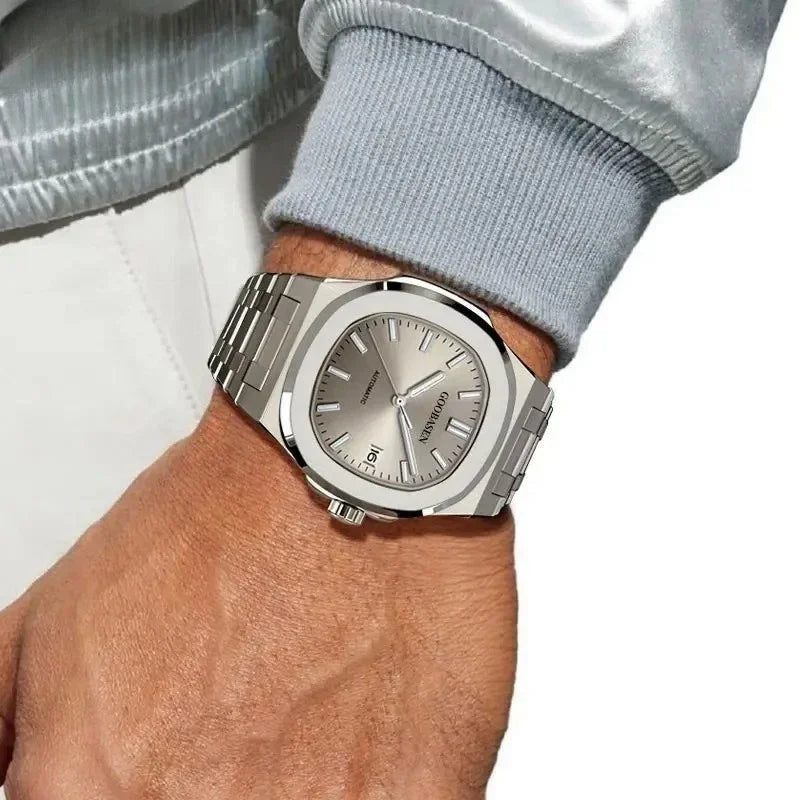 New 2026 Men's Quartz Wristwatch Luminous Man Watches Steel Strap Waterproof Wristwatches Men's Luxury Brand Watch