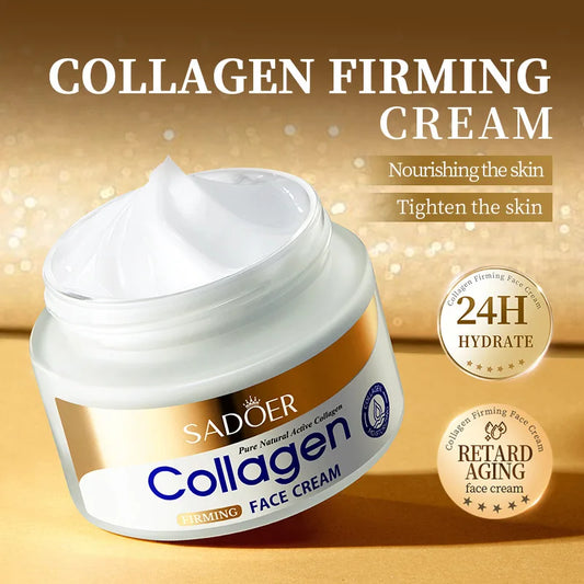 SADOER Collagen Anti-wrinkles Face Cream sknicare Moisturizing Hydrating Anti-aging Faical Cream Beauty Face Skin Care Products