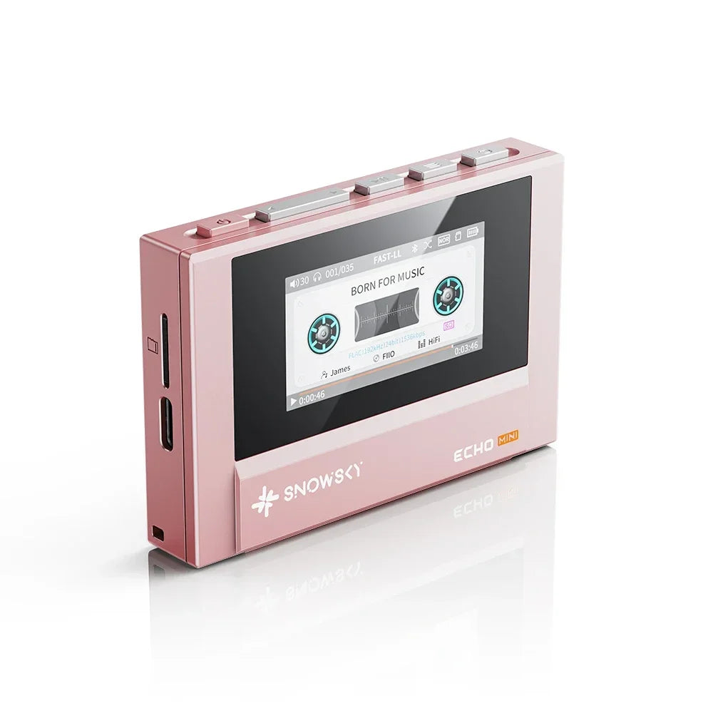 Fiio Snowsky Echo Mini Wireless Bluetooth MP3 Player 8GB Retro Portable Walkman Custom Support DSD Music Gift
