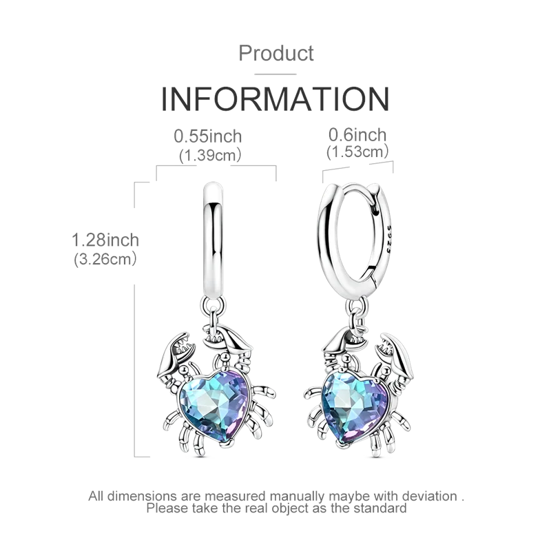 Genuine 925 Sterling Silver Love Feather Earrings Fit Original Charms Hoop For Women Girls Stud Earring Fine Jewelry Gifts