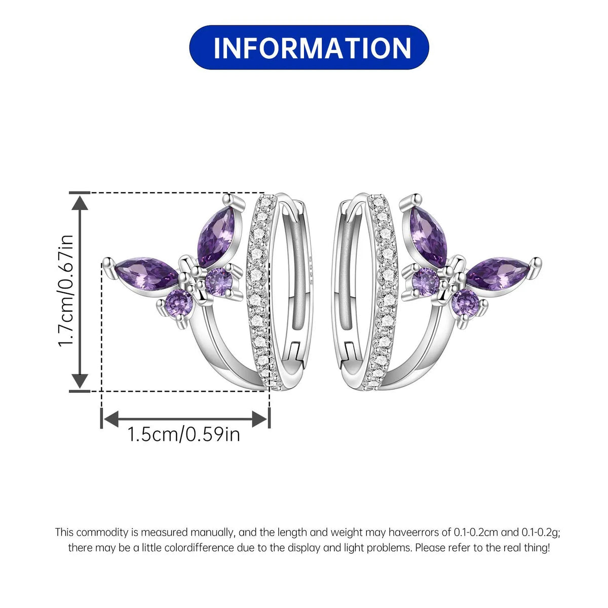925 Sterling Silver Cute Lazy Cat Animal Pet Earrings Jewelry Hoop Earrings For Women Jewelry Birthday Party Fine Gifts