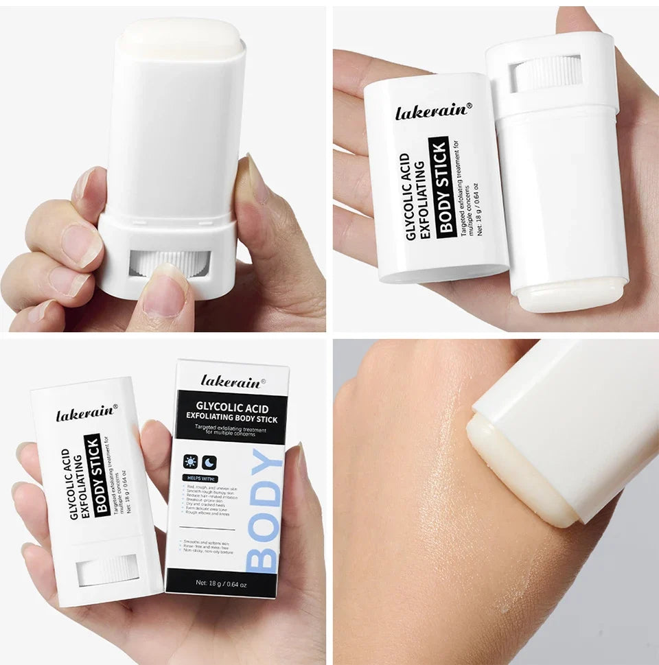 Glycolic Acid Exfoliating Body Stick Multiple Concerns Delivers Deep Effective Exfoliation Nourishing Moisture Deep Hydration