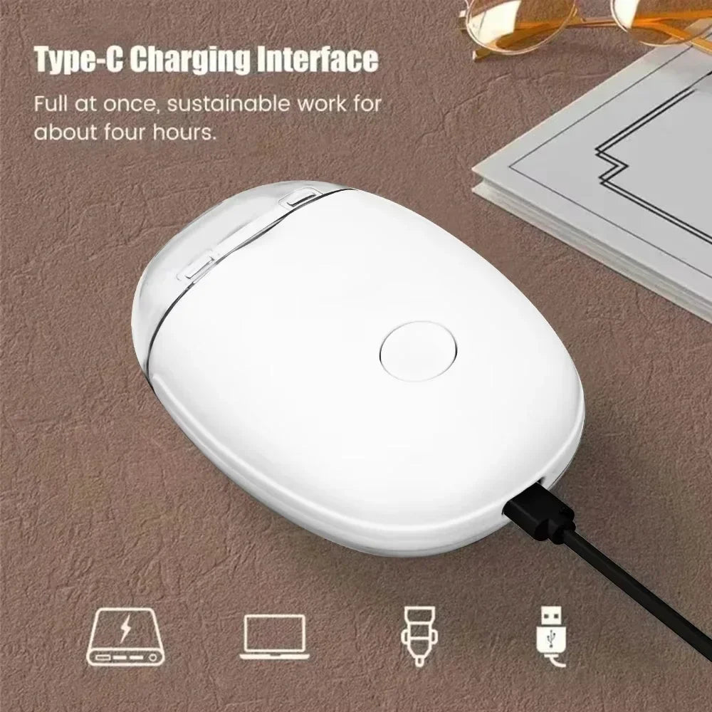 2 IN 1  Electric Nail Clipper Cutter with LED Light Automatic Nail Grinder Trimmer for Baby Mini Manicure Tool Nail Care