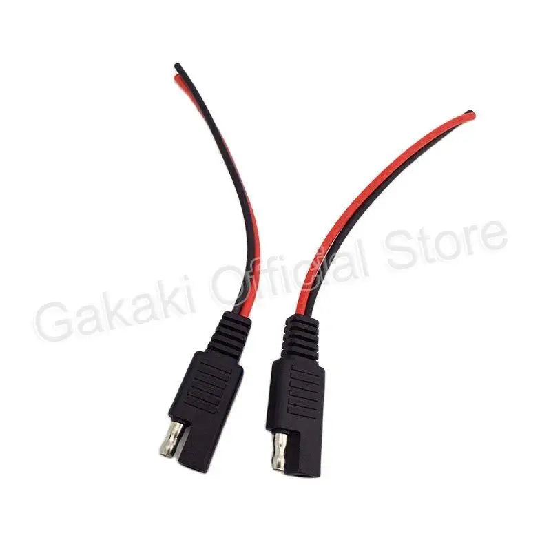 DIY SAE 12V 18AWG 15CM Power Automotive Extension Cable Male Female Plug Wire Connector Cable