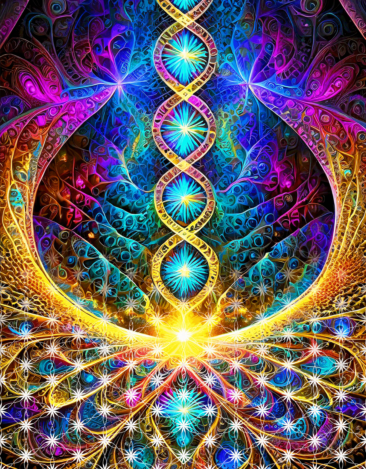 Mystic Abundance | Flowy Racerback Tank Top