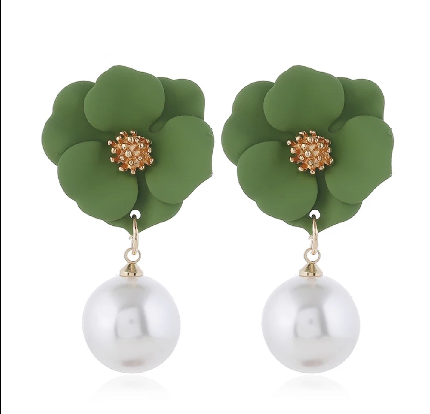 Flower Shaped Stud Earrings