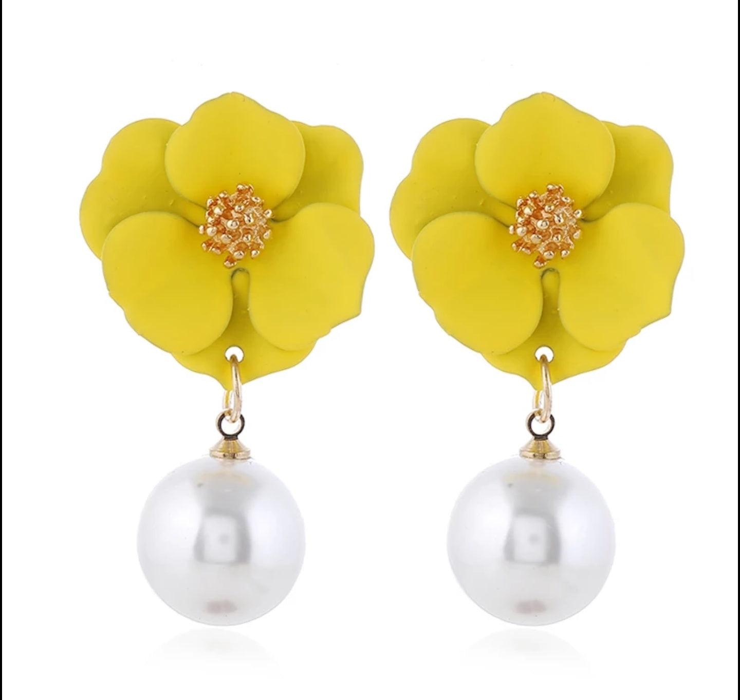 Flower Shaped Stud Earrings