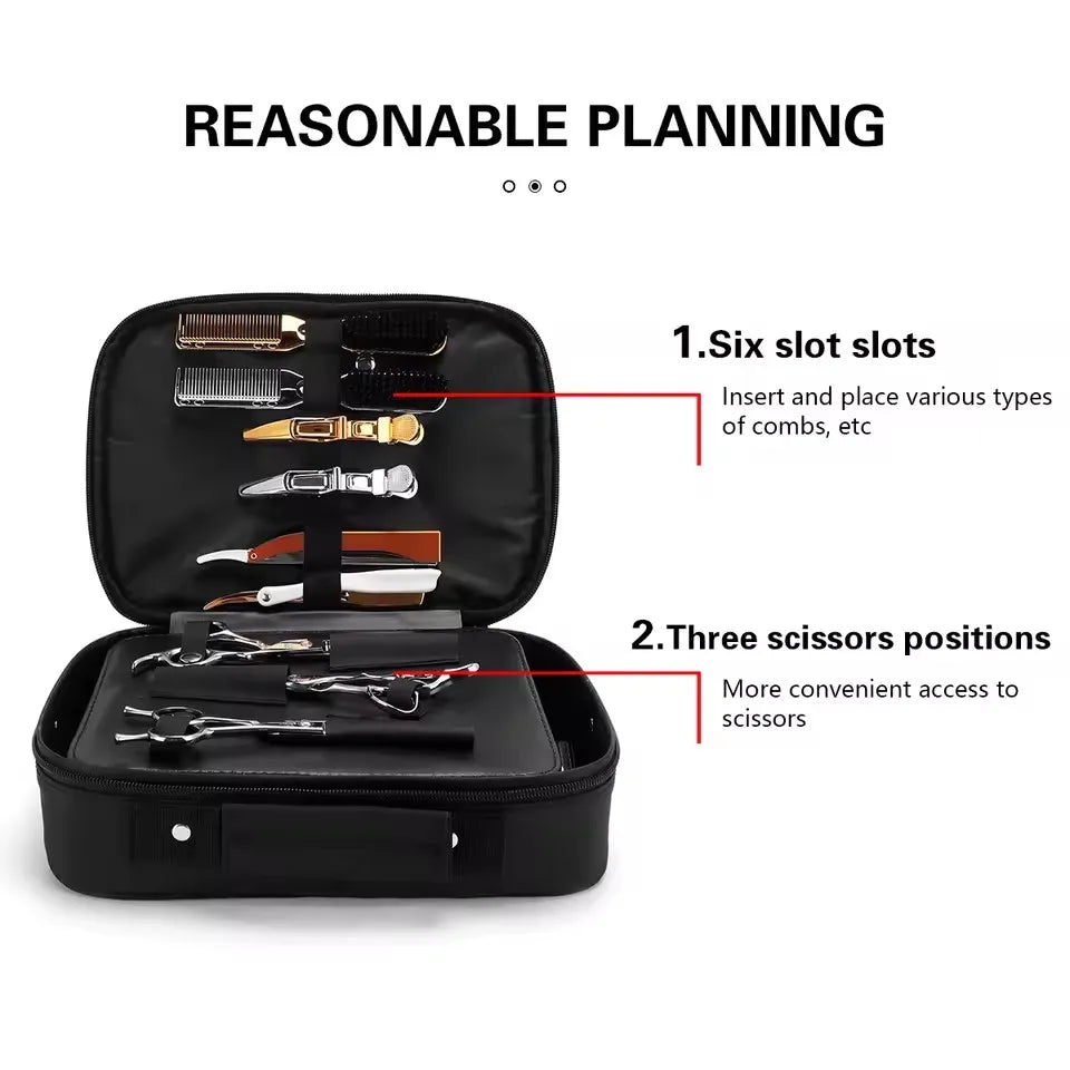 Salon Barber Tool Storage Bag Scissor Bag Beauty Carrying Case Portable Makeup Box Beauty and Hair Products Sorting Bag