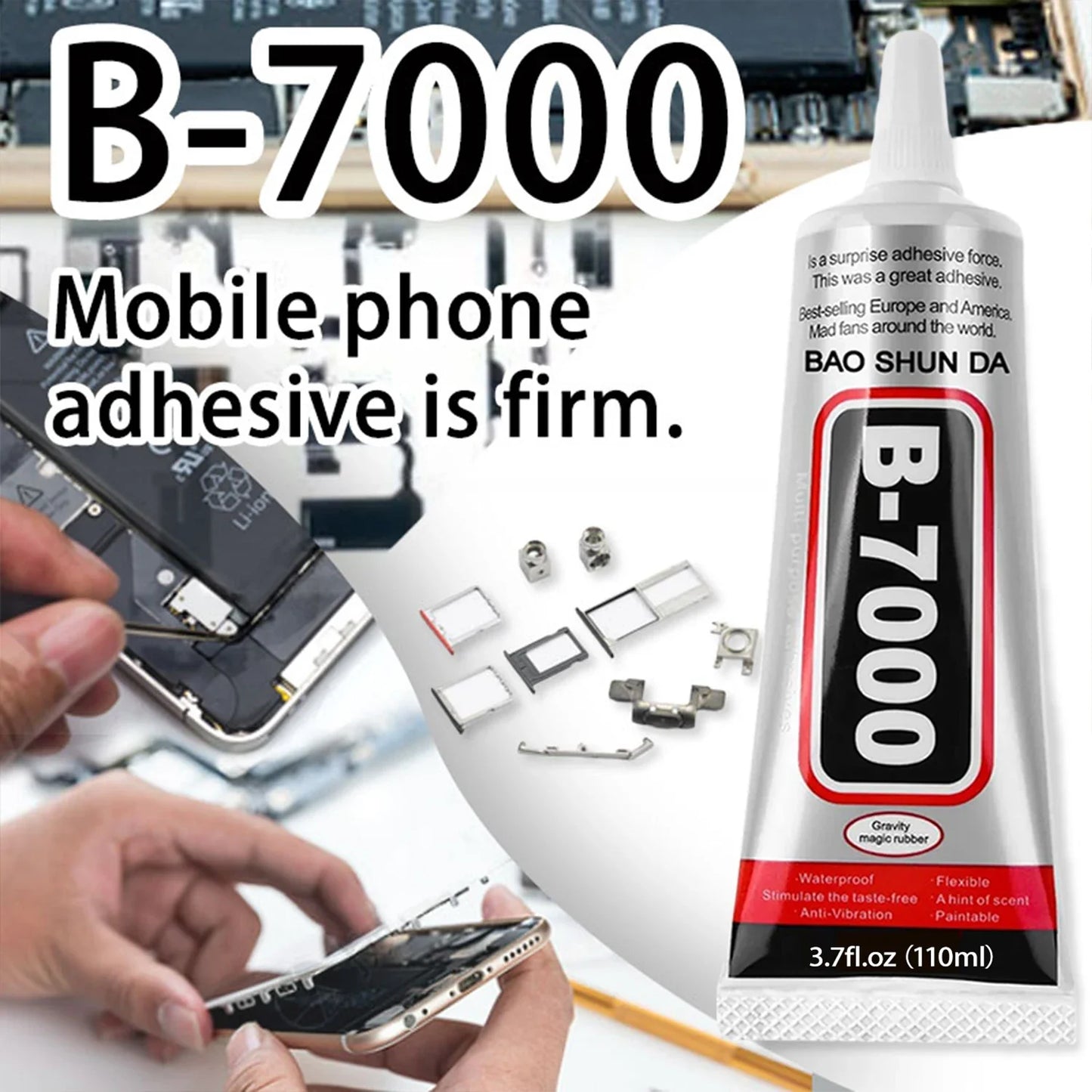 Gule for cell phone 15-110ml cell phone display Glue Quick Repair Glue Transparent Glue for cell phone display Does not contain non-toxic BPA Special Price for free shipping display